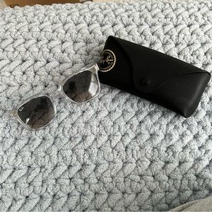 RayBan Sunglasses - Clear (Blue/Green hue lenses)